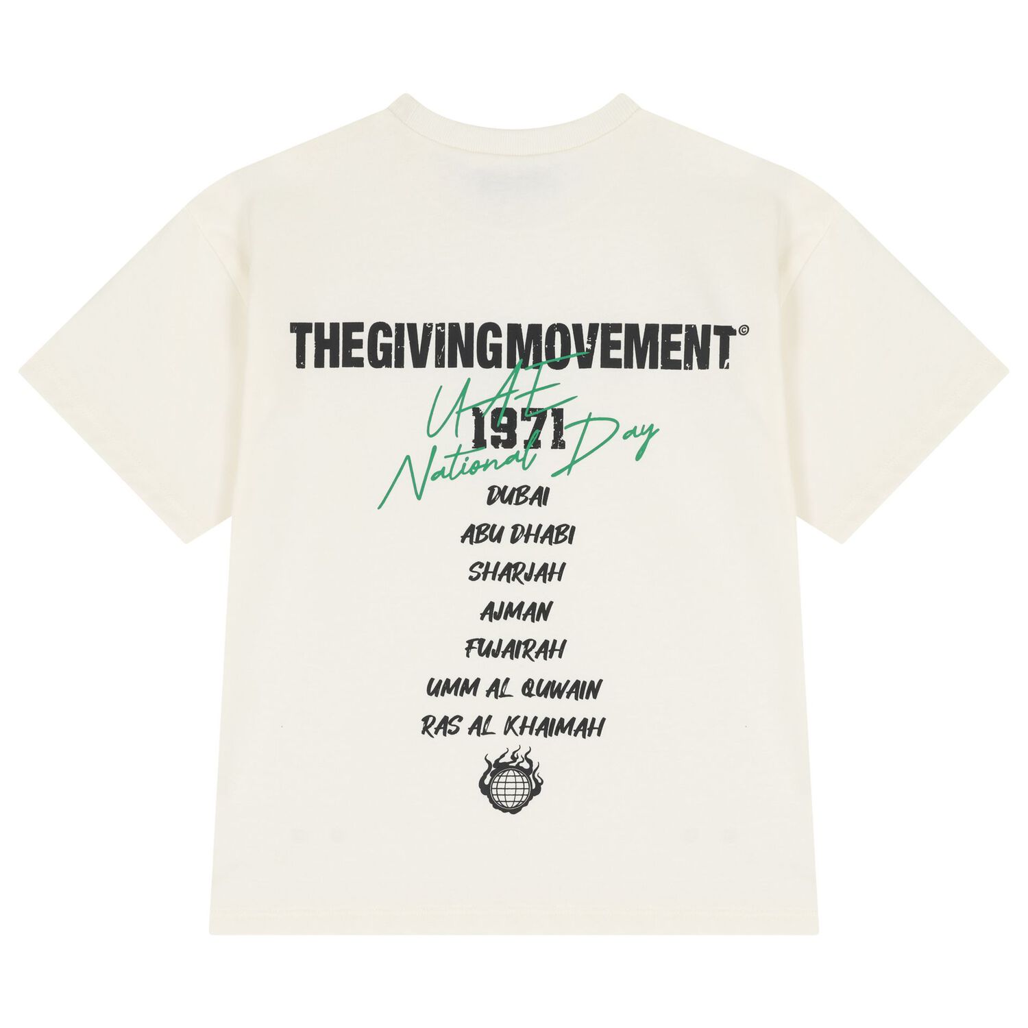 Ivory Logo Oversized Fit T-Shirt, 1, hi-res
