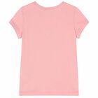 Girls Pink Logo T-Shirt, 1, hi-res