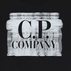 تيشيرت أولاد بالشعار باللون الأسود, 1, hi-res