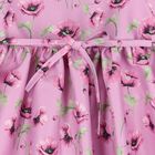 Younger Girls Pink Floral Dress, 1, hi-res