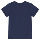 Navy Teddy Logo T-Shirt, 4, hi-res