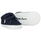 حذاء أولاد رياضي بالشعار باللون الكحلي, 1, hi-res