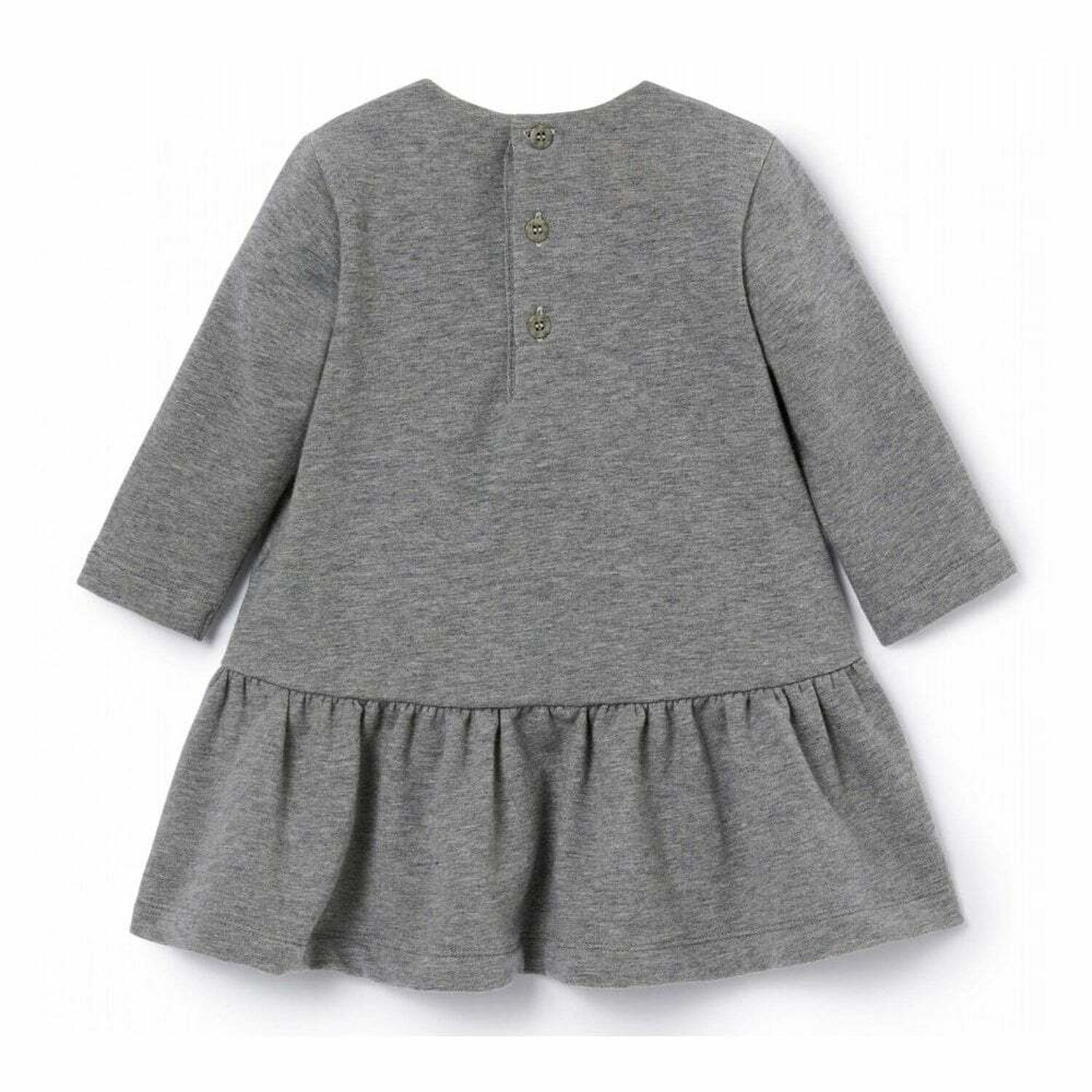 Younger Girls Grey Dress, 1, hi-res