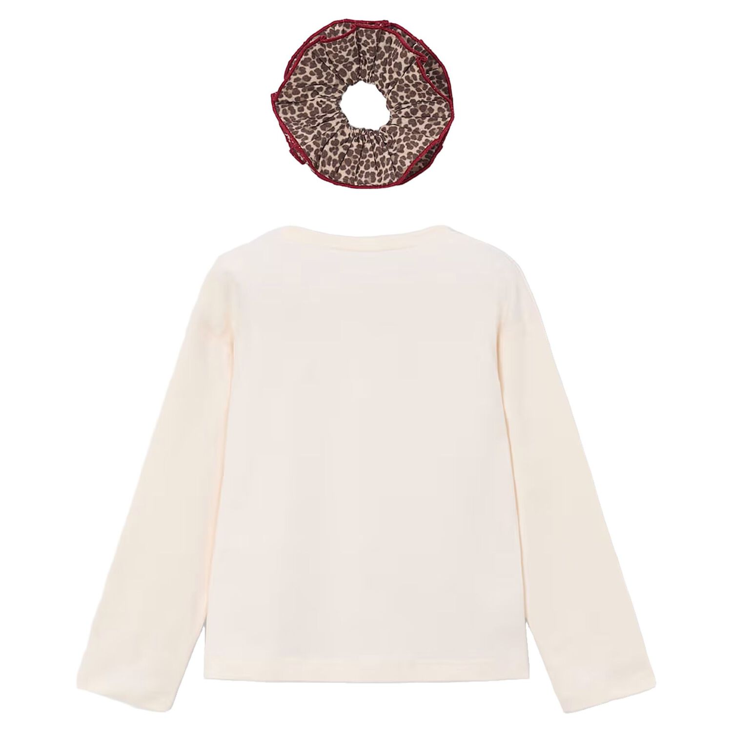 Girls Ivory Macarons Long Sleeve Top Set, 1, hi-res