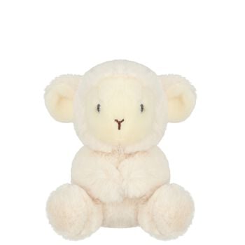 Ivory Lamb Baby Rattle Soft Toy ( 15CM )