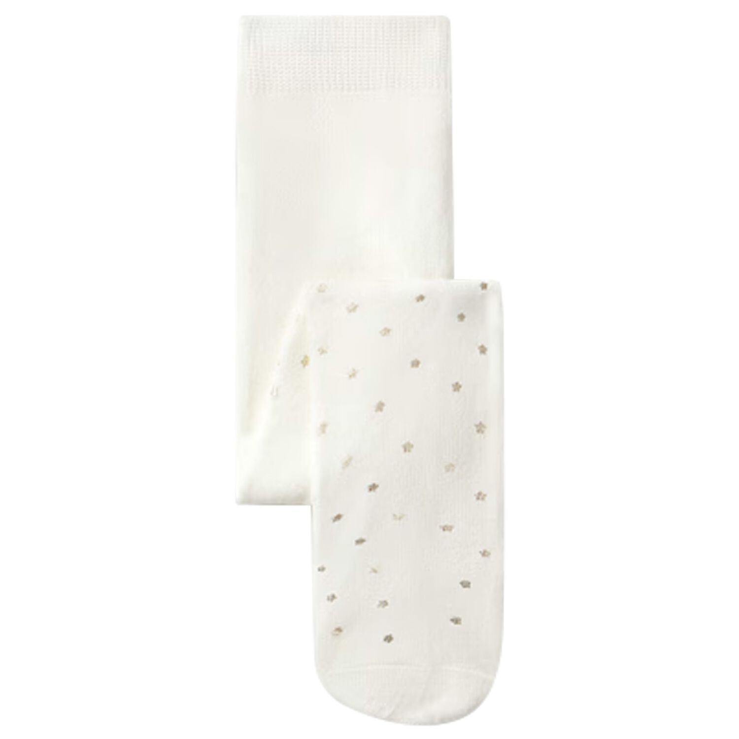 Younger Girls Ivory Stars Tights, 1, hi-res image number null