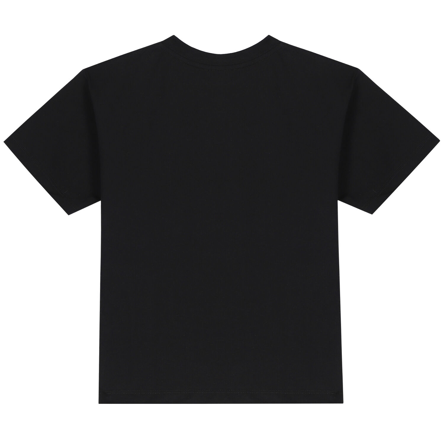 Boys Black Striped Logo T-Shirt, 1, hi-res