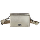 حقيبة يد بنات بشعار الشوبيت باللون الذهبى, 1, hi-res