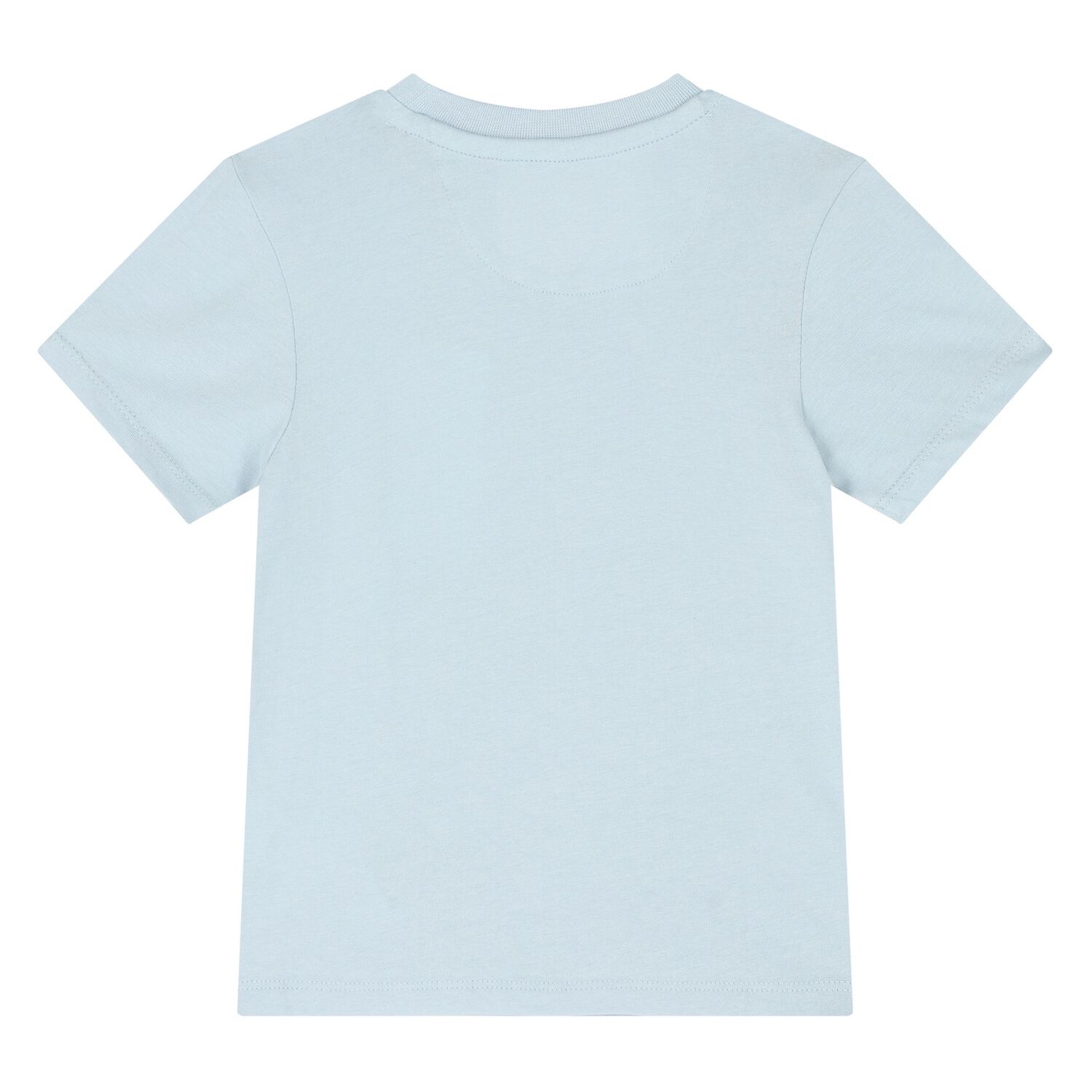 Younger Boys Blue Cotton Logo Shorts Set, 1, hi-res