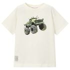 Boys Ivory Monster Truck T-Shirt, 1, hi-res