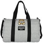 Grey Teddy Bear Logo Baby Changing Bag, 3, hi-res