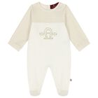 Ivory Logo Babygrow, 1, hi-res