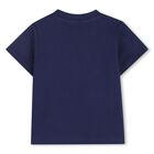 Younger Navy Blue Tiger Logo T-Shirt, 1, hi-res