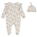 Baby Girls Blue & Gold Babygrow Gift Set, 1, hi-res