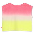 Girls Pink & Yellow Ombre Top, 1, hi-res