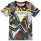 Boys Black & Grey Logo T-Shirt, 1, hi-res