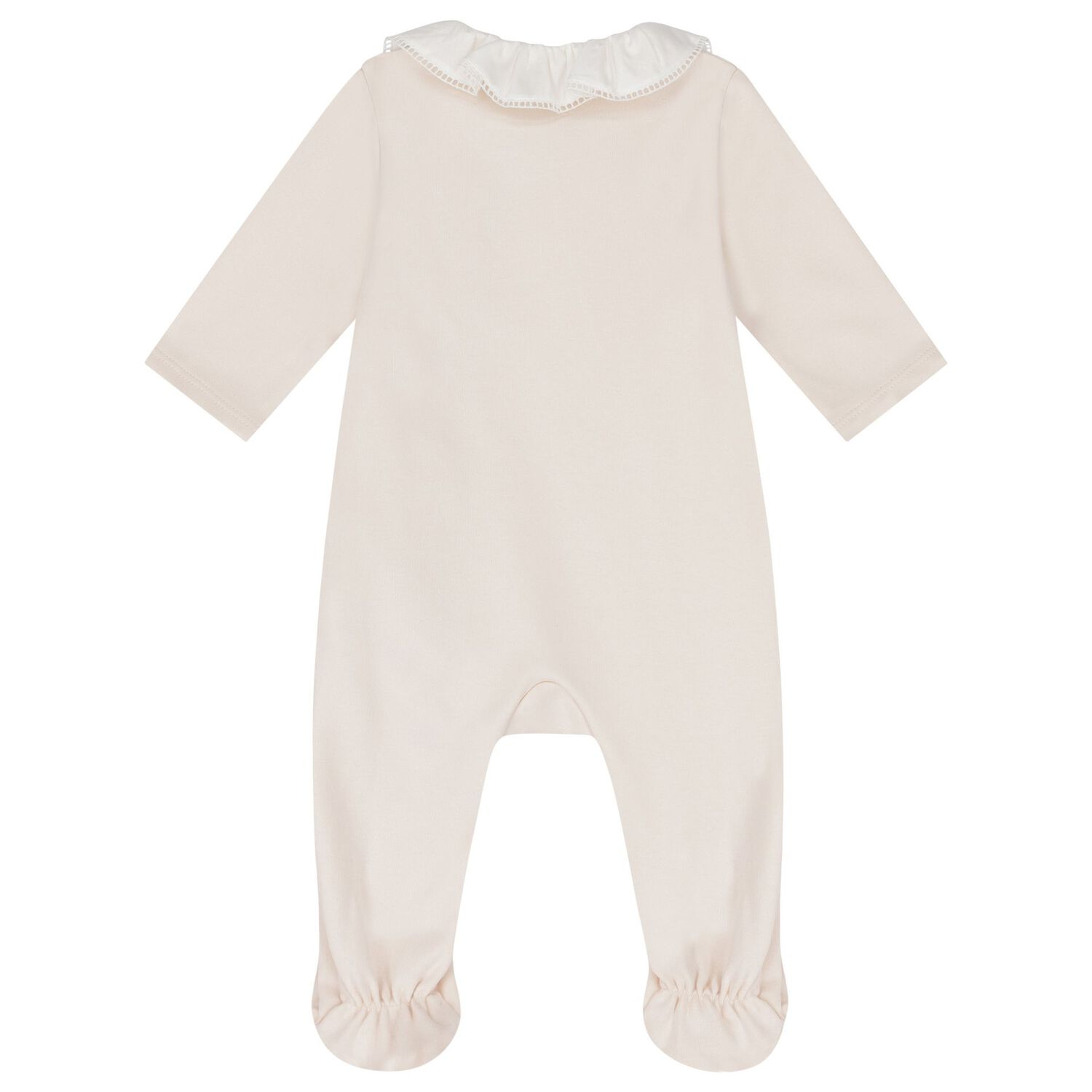 طقم بنات هدايا أفرول بالشعار باللون الوردي, 2, hi-res