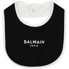 Black & White Logo Babygrow Gift Set, 1, hi-res