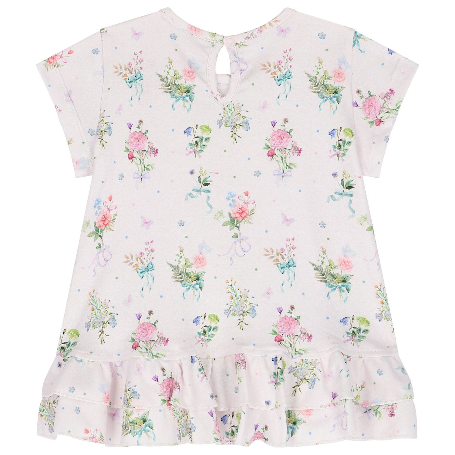 Younger Girls Pink Floral Dress Set, 1, hi-res image number null