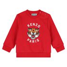 Younger Red Tiger Logo Tracksuit, 3, hi-res