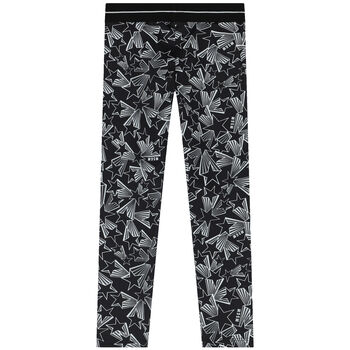 ليغينز بشعار نجوم باللون الأسود للبنات