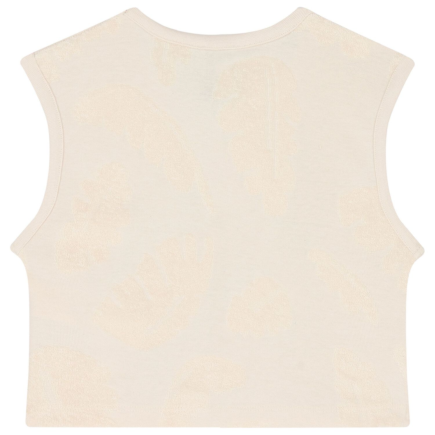 طقم شورت بشعار عاجي للبنات, 1, hi-res image number null