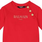 Red & Gold Logo Babygrow Gift Set, 2, hi-res