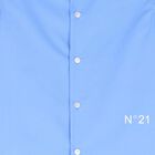 قميص قطن باللون الازرق للاولاد , 1, hi-res