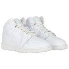 White Air Jordan 1 Mid Trainers, 1, hi-res