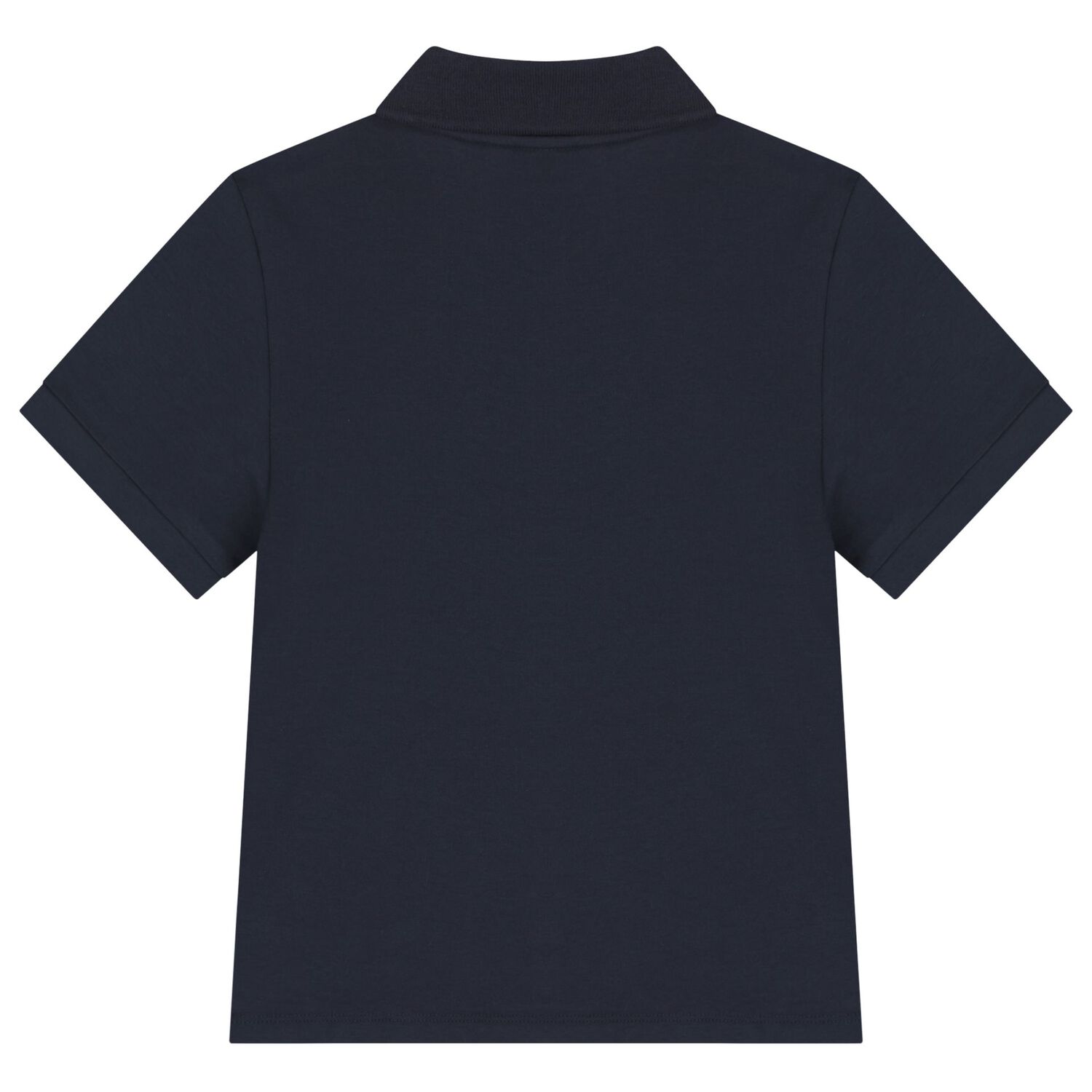 Boys Navy Blue Logo Polo Shirt, 7, hi-res