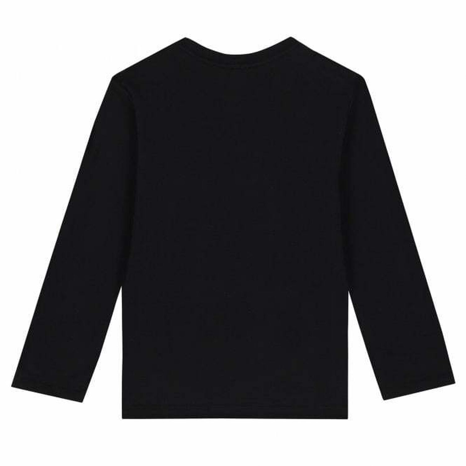 توب بالشعار باللون الاسود للاولاد, 1, hi-res