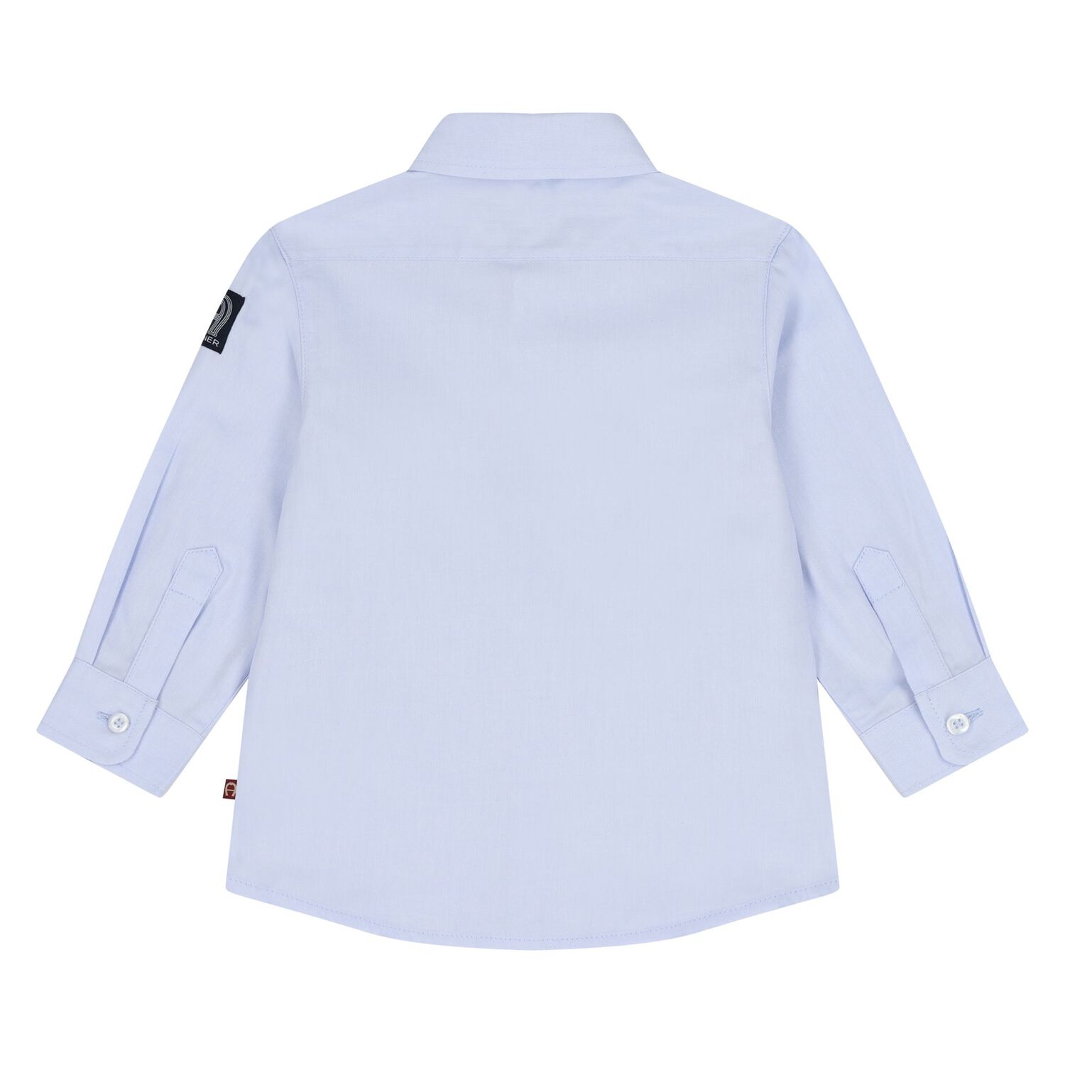 Younger Boys Blue Logo Shirt, 1, hi-res