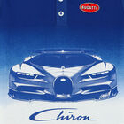 تيشيرت بولو بالشعار باللون الأبيض والأزرق للأولاد, 1, hi-res