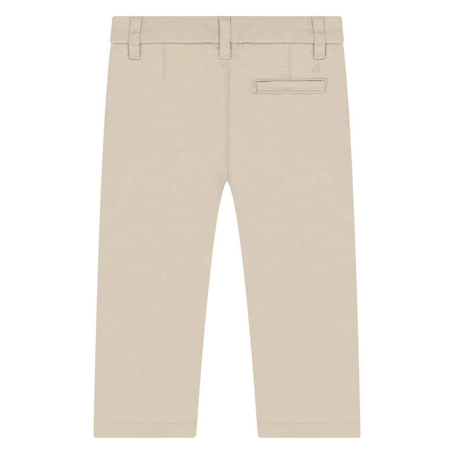 Younger Boys Beige Chino Trousers, 1, hi-res