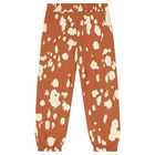 Boys Beige Spots Joggers, 1, hi-res