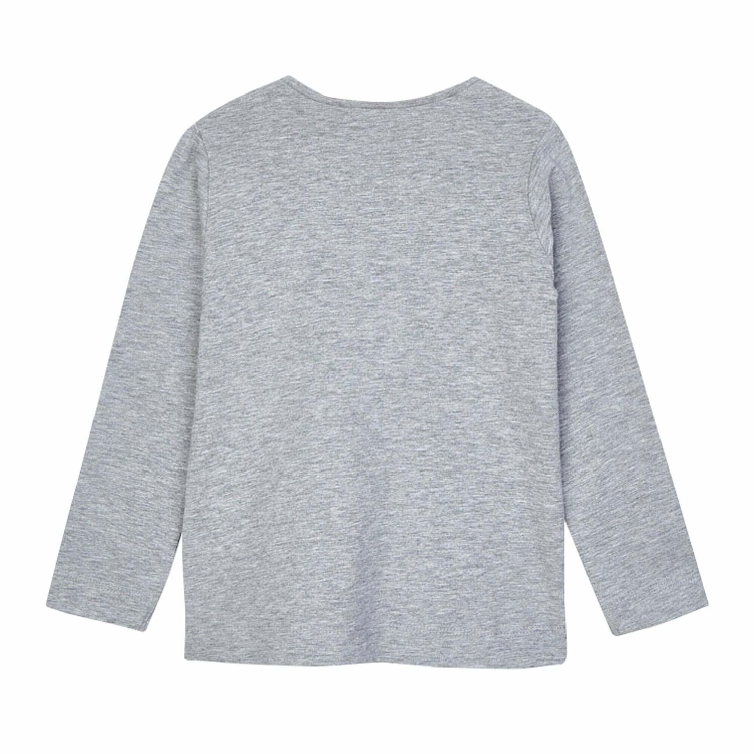 Girls Grey Bow Top, 3, hi-res image number null