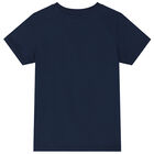 Boys Navy Logo T-Shirt, 1, hi-res