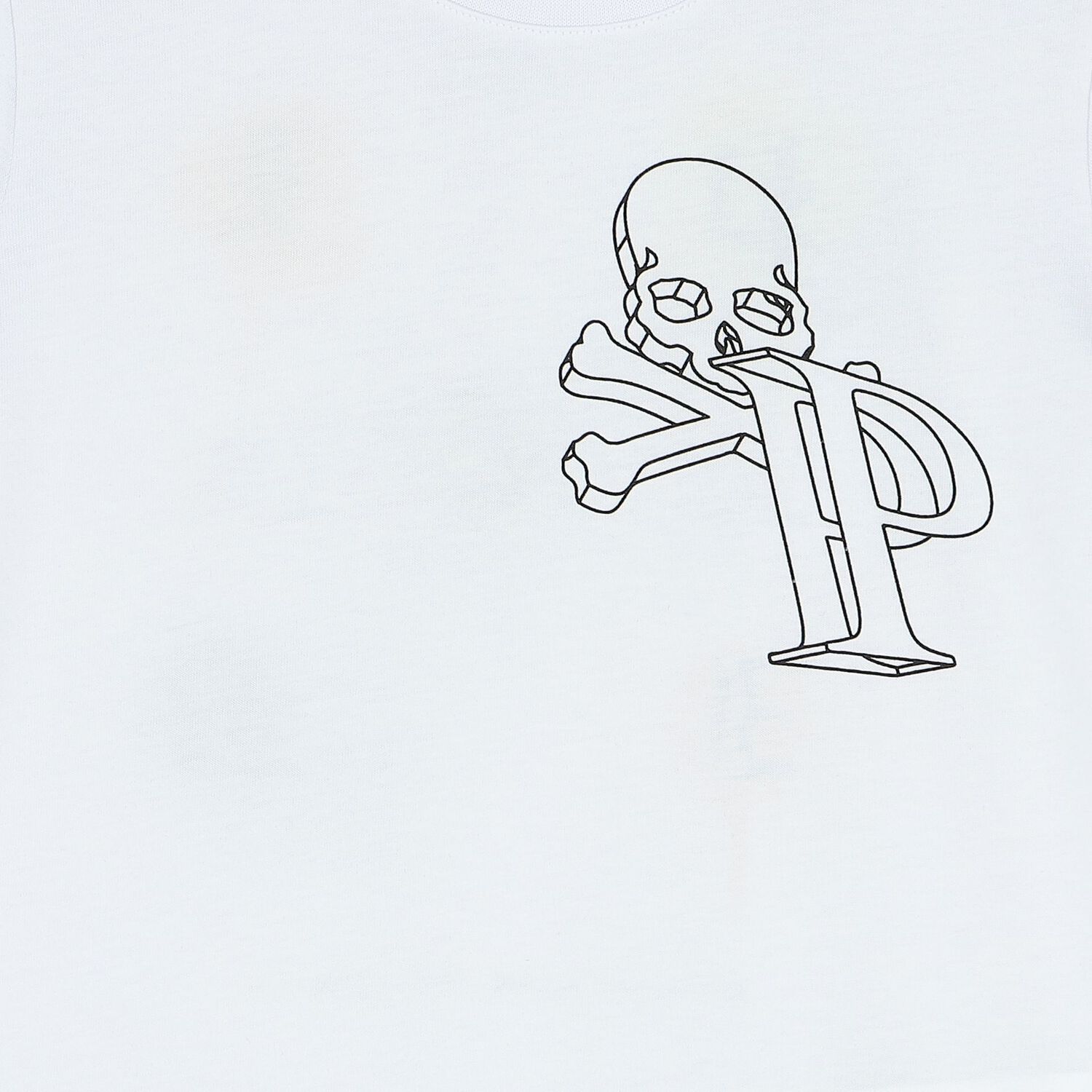 تيشيرت أولاد بطبعة باللون الأبيض, 1, hi-res image number null