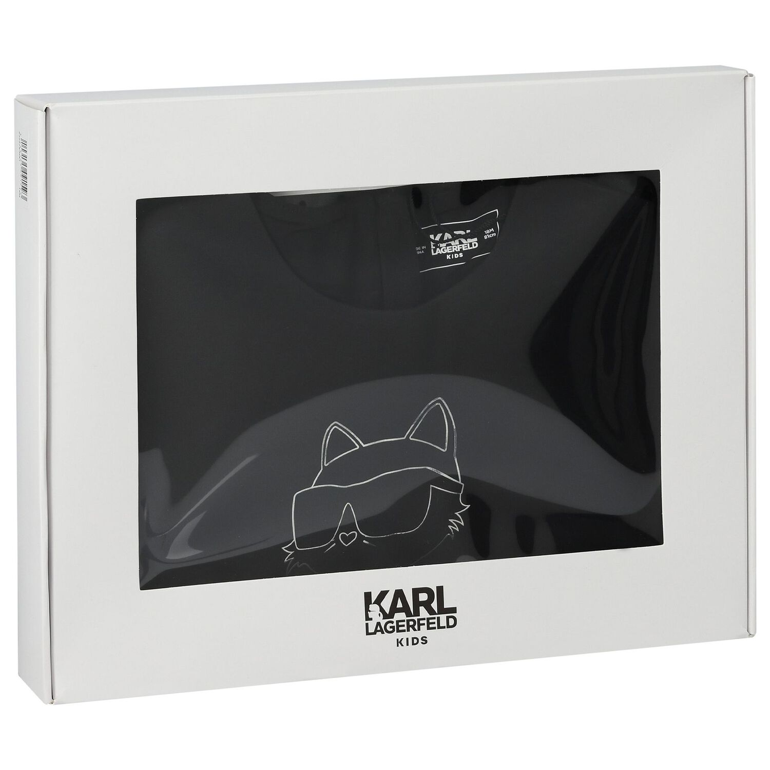 Younger Girls Black Ikonik Choupette Tulle Dress, 1, hi-res