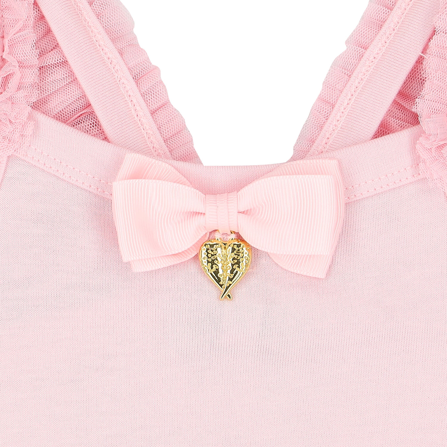 Girls Pink Tulle Top, 1, hi-res image number null