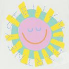 تيشيرت بنات بطبعة باللون الأبيض, 1, hi-res