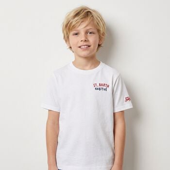 Boys White Logo T-Shirt