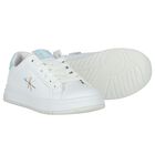 White Logo Trainers, 1, hi-res