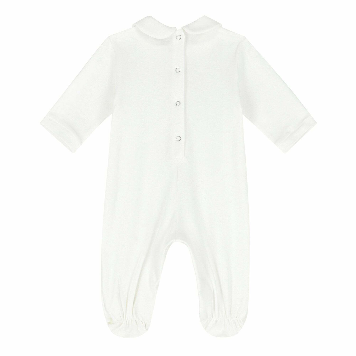 Baby Girls White Rabbit Babygrow, 1, hi-res