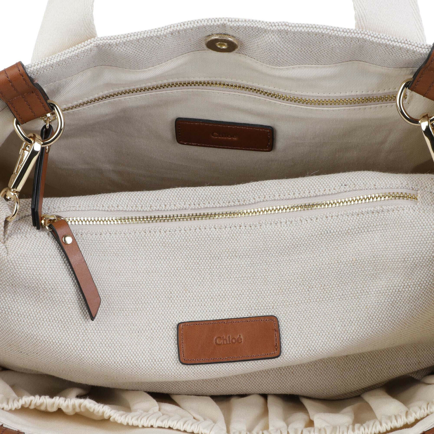 Ivory Logo Baby Changing Bag, 1, hi-res