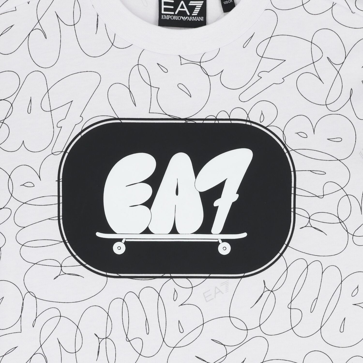 Boys White Logo T-Shirt, 1, hi-res
