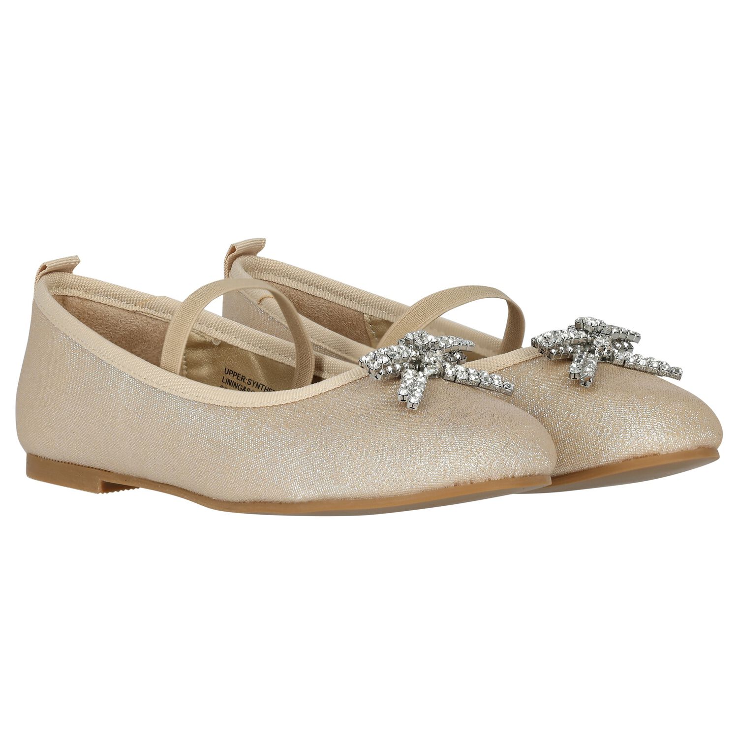 حذاء بنات باللون الذهبى, 2, hi-res image number null