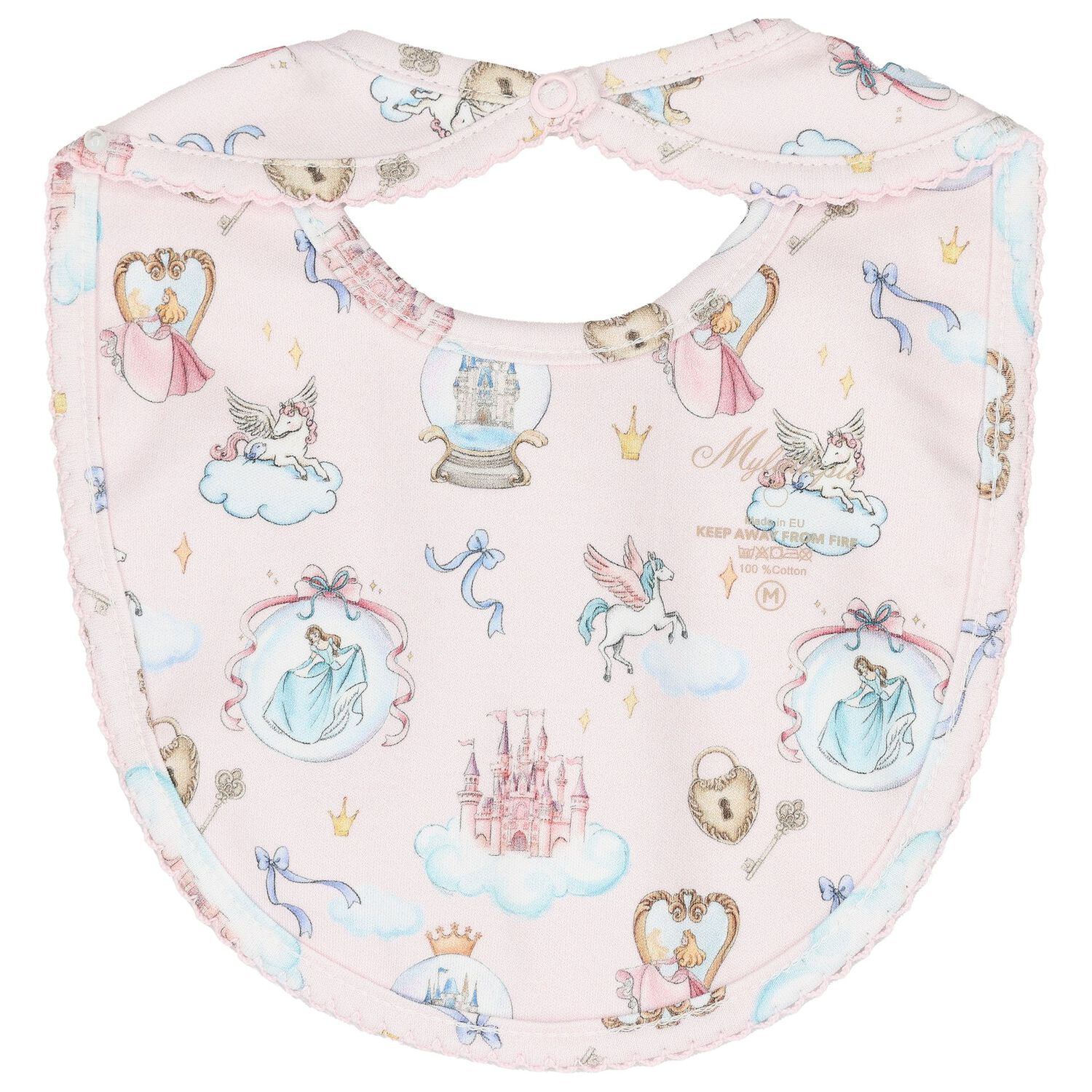 Baby Girls Pink Princess Babygrow Gift Set (3 Piece), 1, hi-res