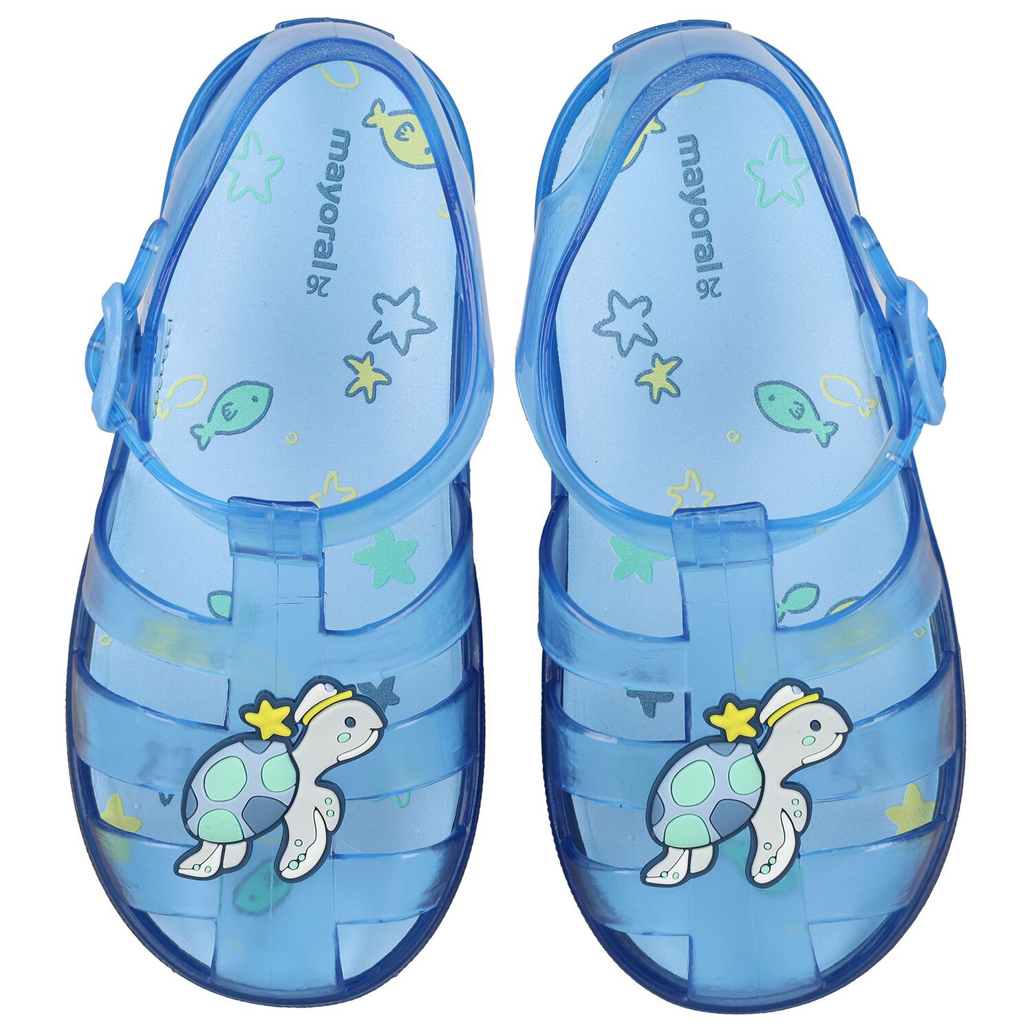 Blue Turtle Jelly Sandals, 2, hi-res image number null