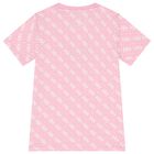 Girls Pink Logo T-Shirt, 2, hi-res